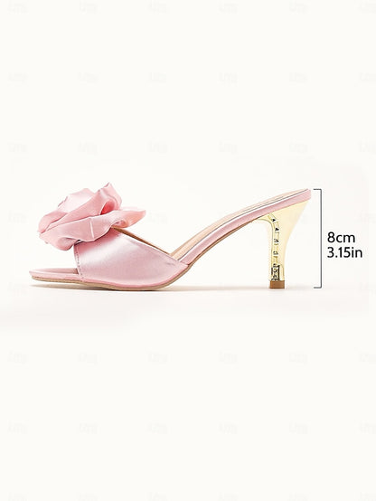 and with Satin Open-Toe Gold Accents Wedding Women's Heels