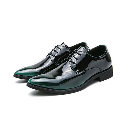 Formal Oxford Shoes Patent – Leather Shiny Men's