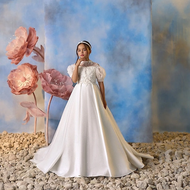 Flower First Dress Communion Girls' Party Girl