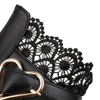 Lace-Up – White Bridal Women's Boots Wedding Ankle Shoes