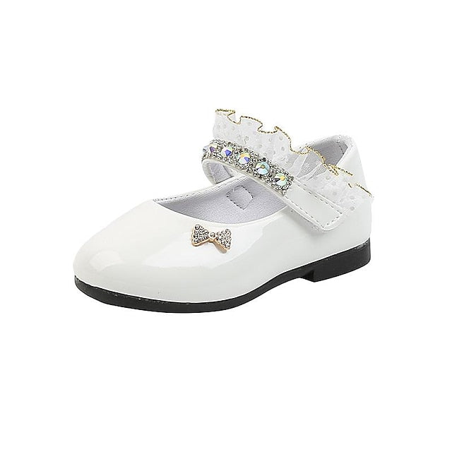 Jane Mary Shoes Girls' Daily PU Flats Water Lolita