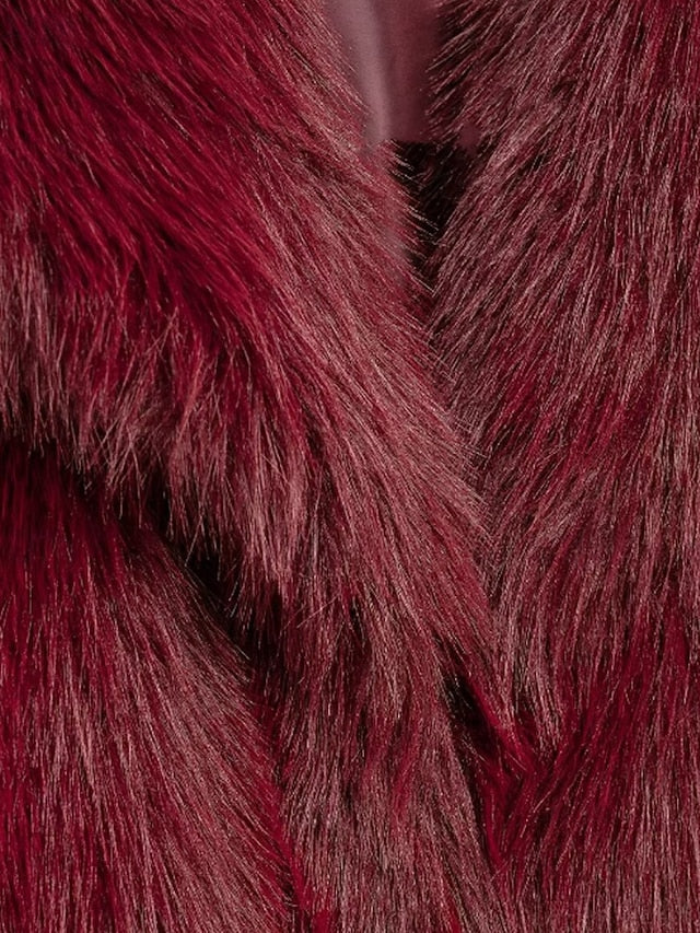 Furs Leathers Warm Women's Fur Coat Faux Comfortable