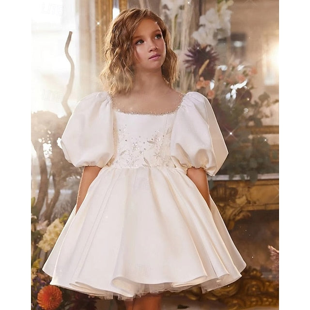 Girls' Princess Flower Girl Kid's Dress