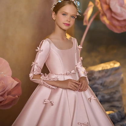 Flower Communion Dress Girl First Girls' Party