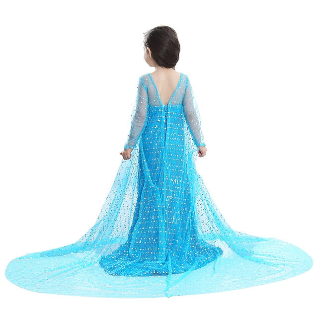 Flower Princess Movie Frozen Dress Girls' Elsa Girl