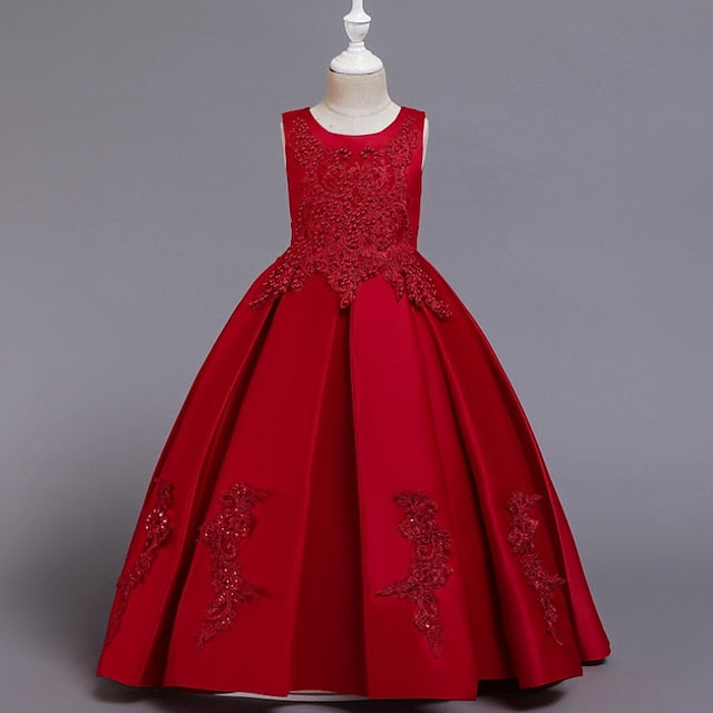 Girls' Wedding Girl Dress Party Flower