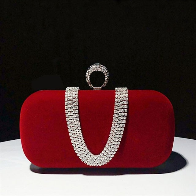 Wristlet Bag Bags Evening Clutch Women's Velvet