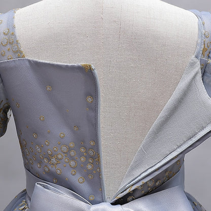 Short Flower Dress Polka Dot Girls' Party Star Kids