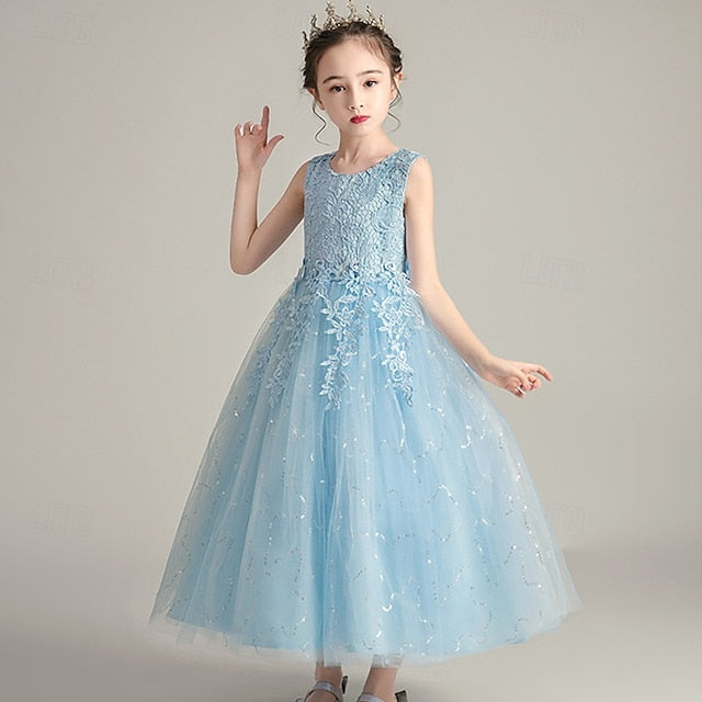 Girls' Flower Kid's Girl Princess Dress