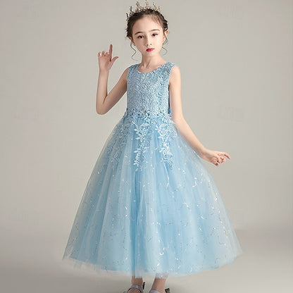 Girls' Flower Kid's Girl Princess Dress