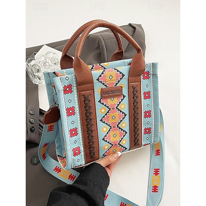 – Ethnic Bag Vintage-Inspired Women's Tote Print Boho