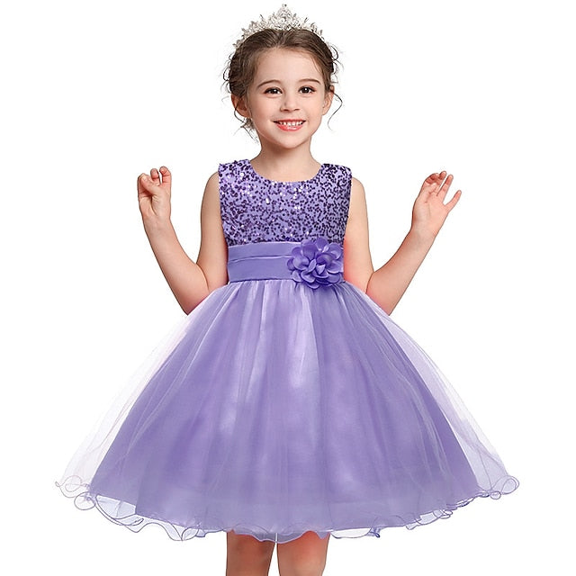 Party Wedding Girl Girls' Flower Dress