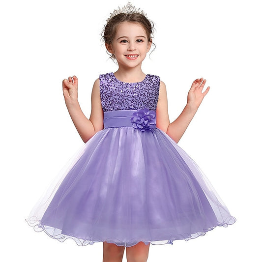 Party Wedding Girl Girls' Flower Dress