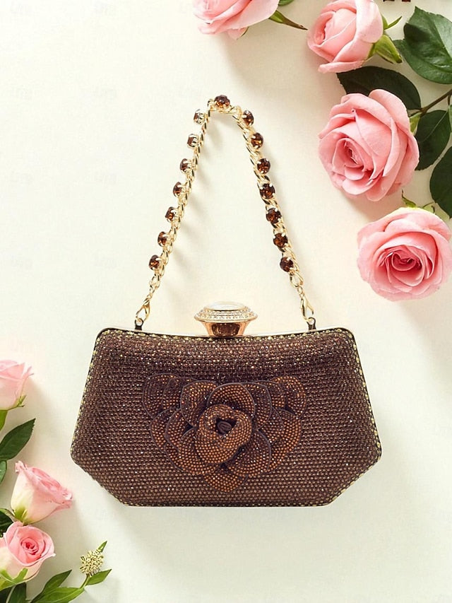 Glitter Evening and Slingback Matching Women's Clutch Heels