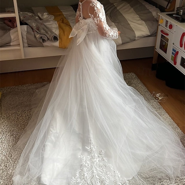 Dress Girls' Kid's Girl Princess Flower