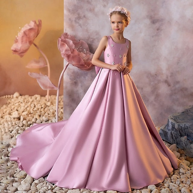 Communion Girls' Kids Party Flower First Dress Girl