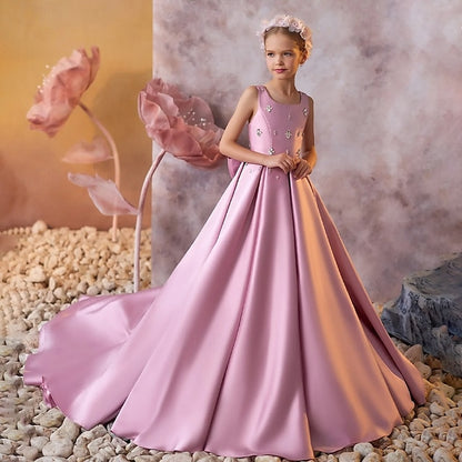 Communion Girls' Kids Party Flower First Dress Girl