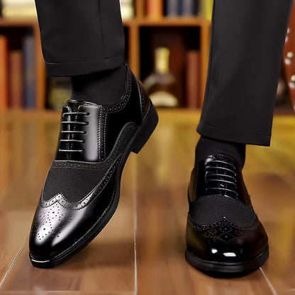 Shoes Men's and Brown – Green Wingtip Two-Tone in Oxford