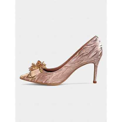 Shoes High – for Glitter Heels Wedding Sparkling Women Silver