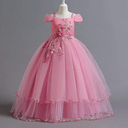 Flower Girls' Girl Kids Party Dress