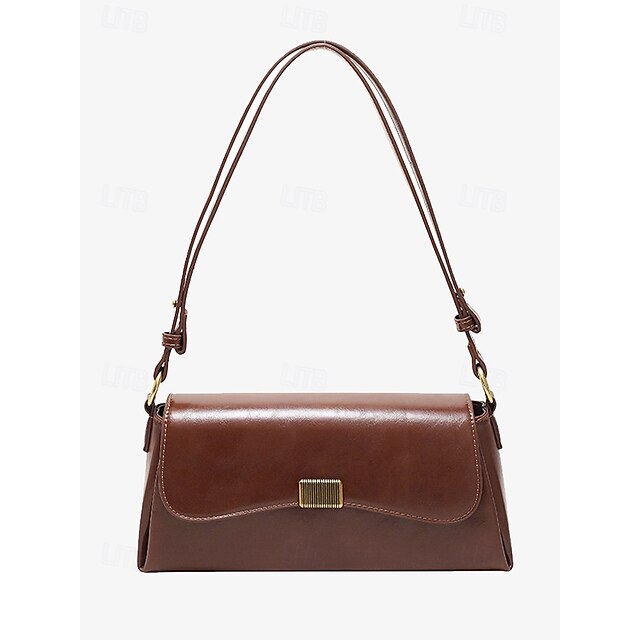 Tote Daily Bag Baguette Women's Office Shopping PU Leather