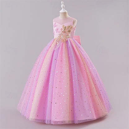 Girl Kid's Flower Dress Girls' Princess