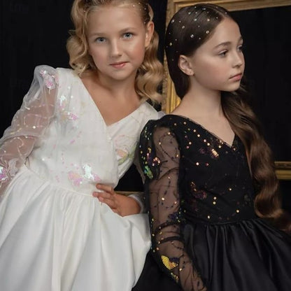 Flower Kids Party Dress Girls' Communion Girl First