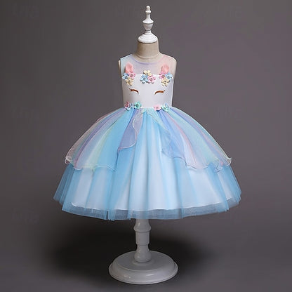 Princess Flower Dress Girl Kid's Girls'