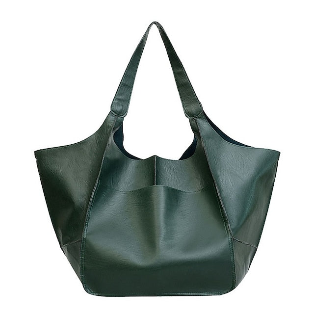 Women's Men's PU Party Leather Bag Shoulder Handbag