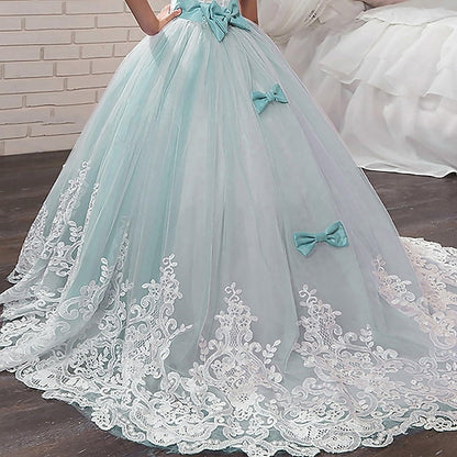 Wedding Girls' Flower Sleeveless Kids Girl Dress