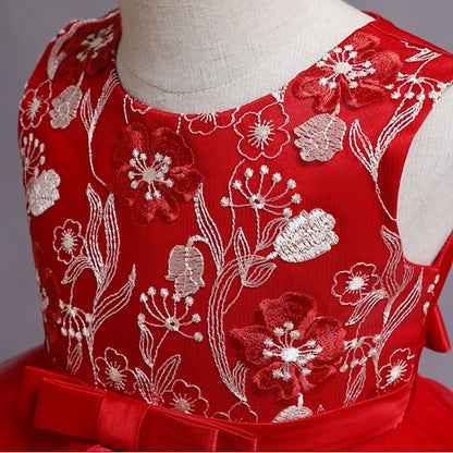 Flower Girls' Kids Sleeveless Dress Girl Sequin