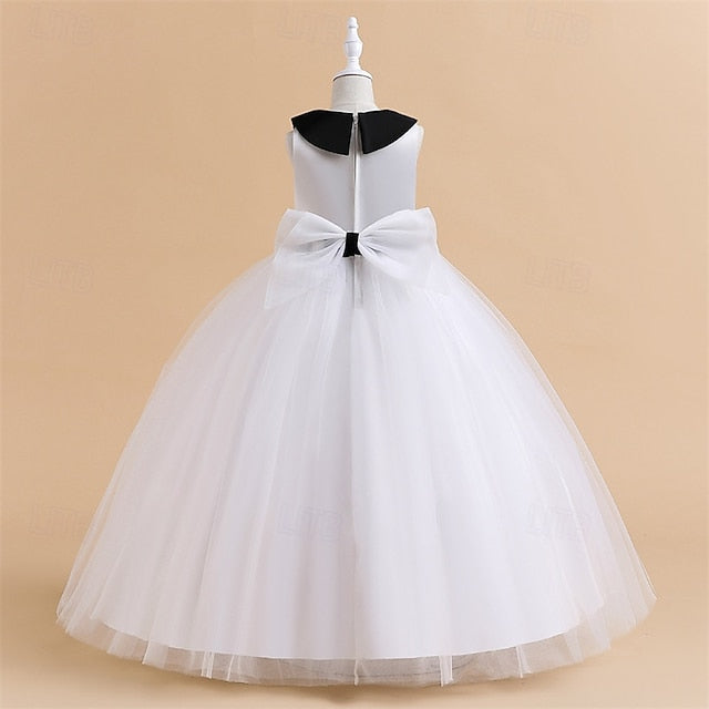 Party Girls' Color Block Kids Sleeveless Performance Dress