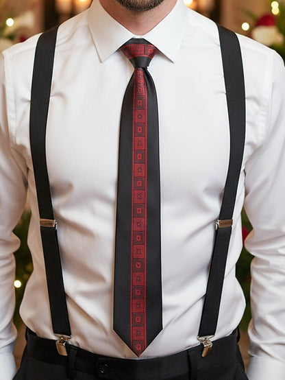 Pattern with Polyester Men's Necktie Classic
