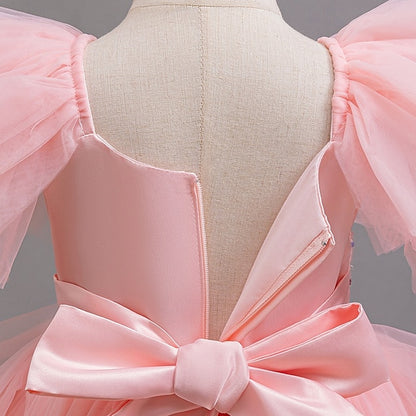 Dress Kids Party Girls' Wedding Sleeveless Special Sequin