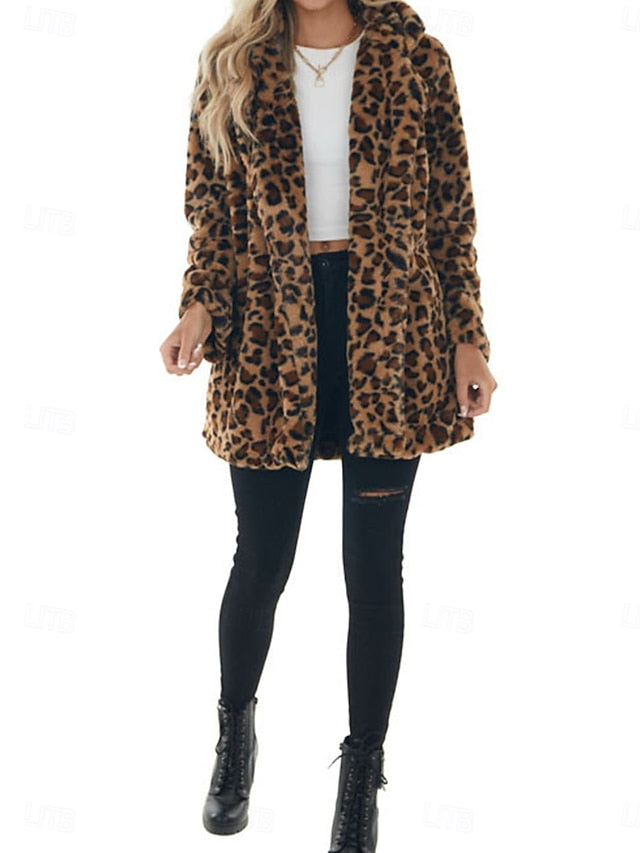 Winter Patchwork with Coat Breathable Warm Pockets Women's