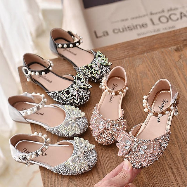 PU Heel Girls' Daily Shoes Glitter Glitters Heels