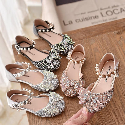 PU Heel Girls' Daily Shoes Glitter Glitters Heels