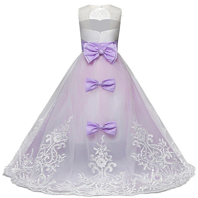 Formal Girl Lace Girls' Dress Flower