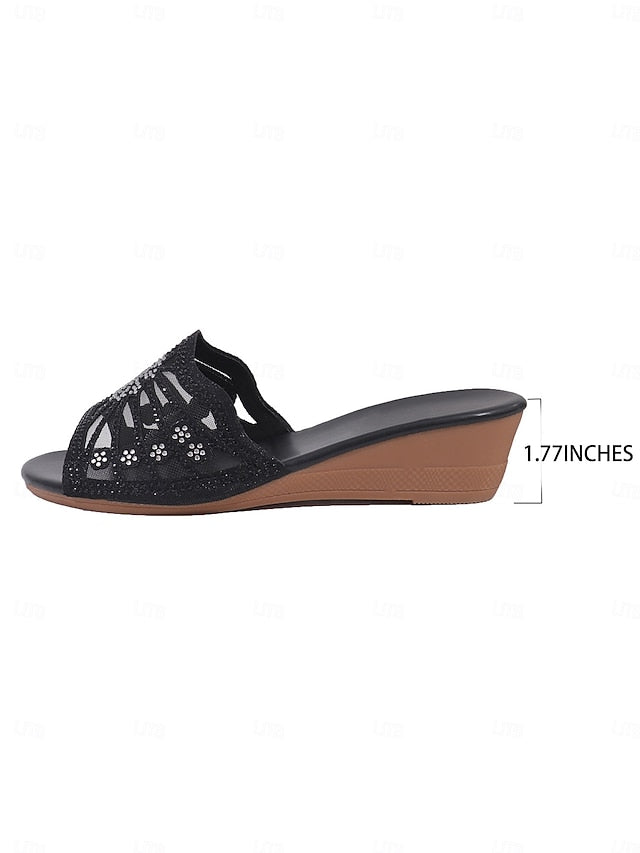Chic Classic Sandals Women Ankle for Heel Strappy - Black Block