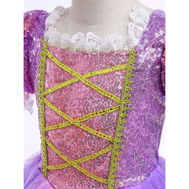 Princess Party Rapunzel Sofia Girl Dress Theme Fairytale Flower
