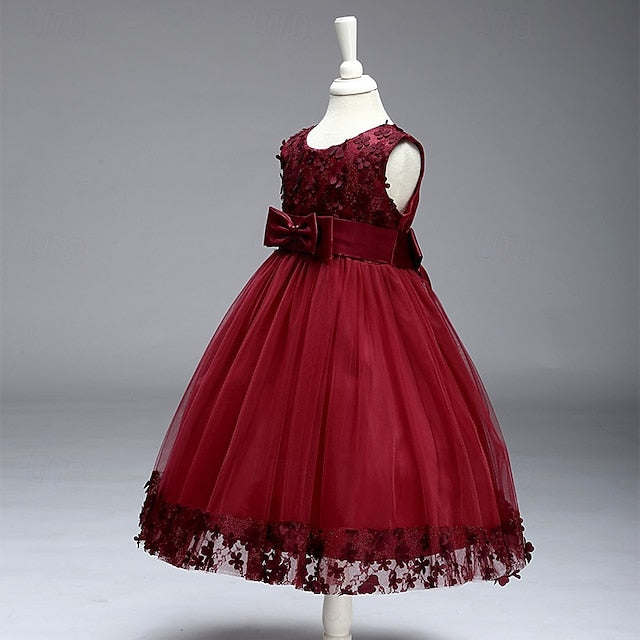 Kid's Girls' Dress Princess Flower Girl