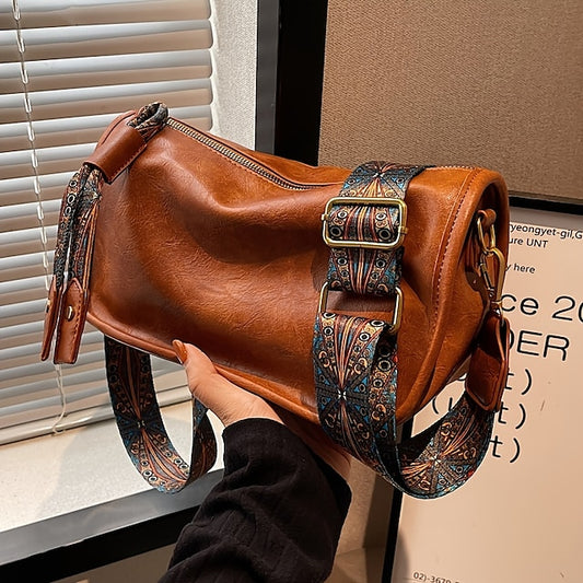 Handbag PU with Bohemian Vintage Women's Leather – Strap