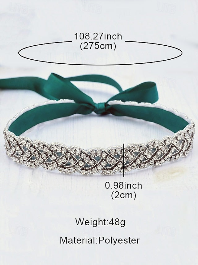 Waistband Bridal Elegant – Rhinestone Wedding Crystal