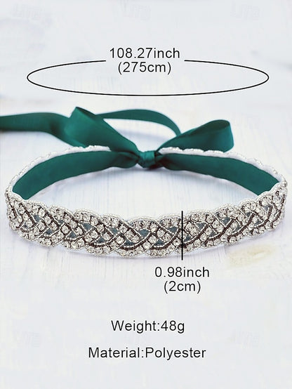 Waistband Bridal Elegant – Rhinestone Wedding Crystal