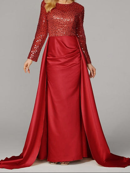 Carnival Masquerade Mermaid Evening Elegant Floor Dress Gown