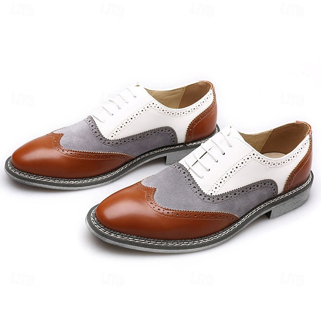 Spectator Wingtip Gatsby-Inspired Oxford in Men's Shoes