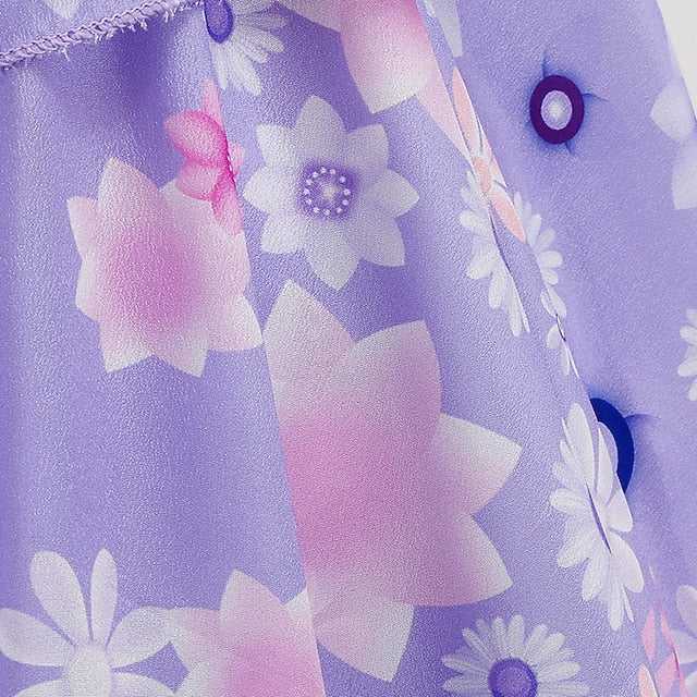 Dress Girl Flower Isabela Encanto Princess Madrigal Fairytale