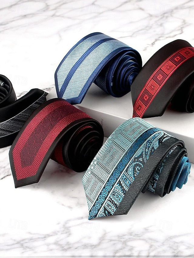 Pattern with Polyester Men's Necktie Classic