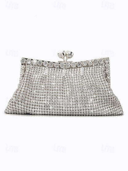 Sage Purse Clutch Women's Rhinestone Vintage Green –