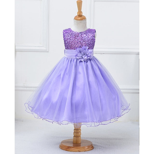 Party Wedding Girl Girls' Flower Dress